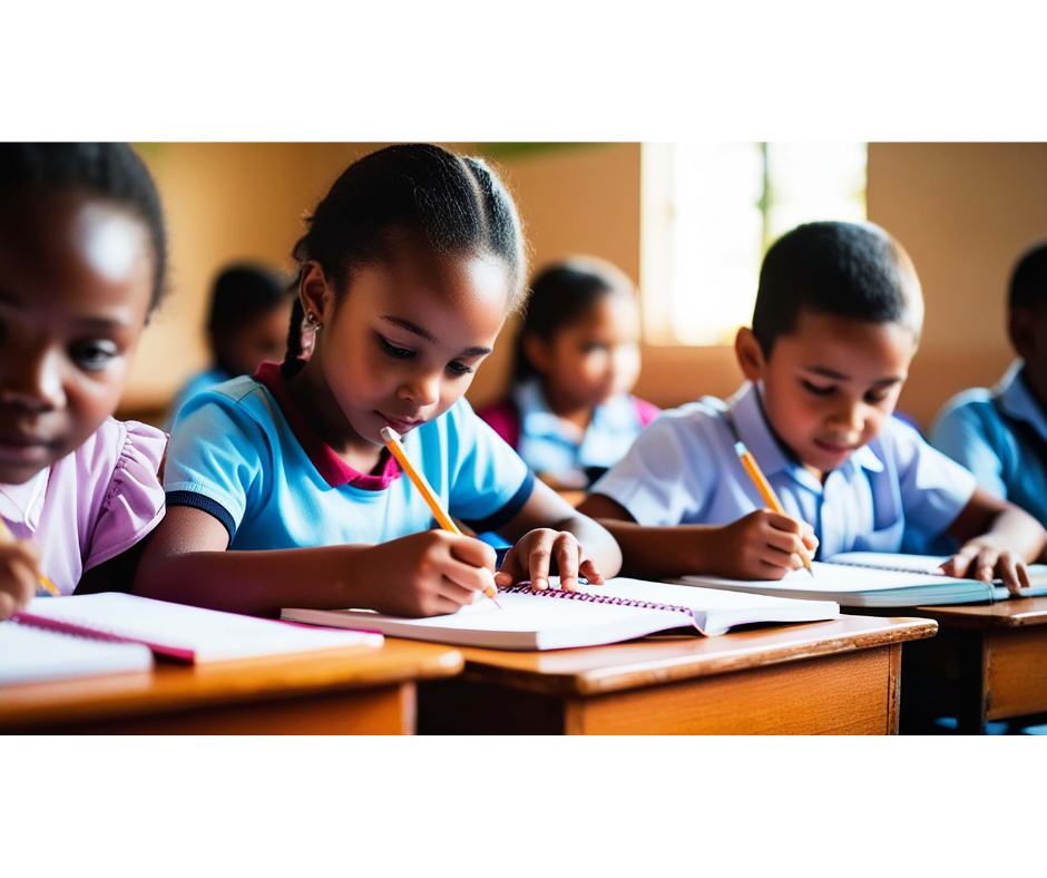 Students engaged in focused learning at Cosmic Active Learning Centre